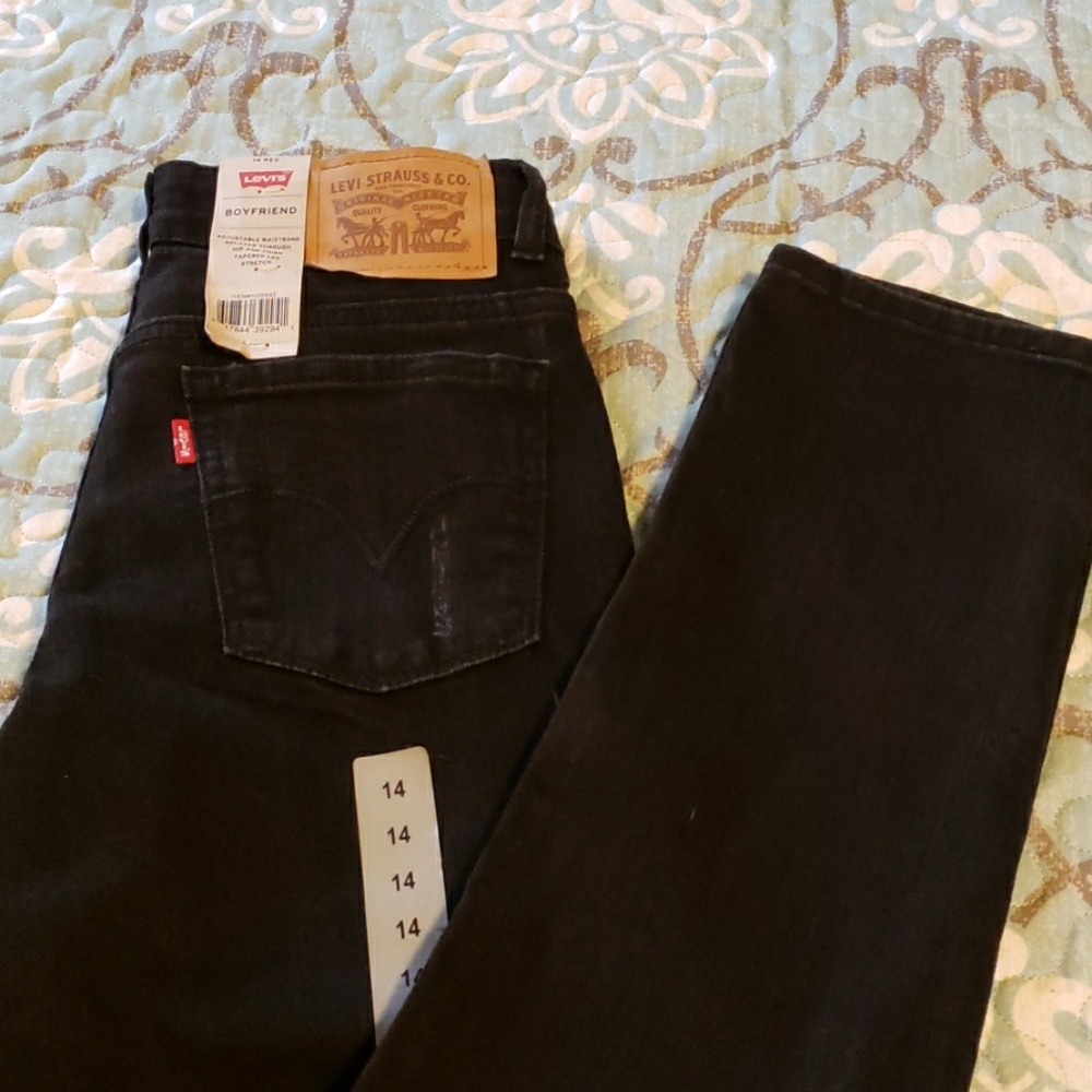 NWT Girls Levi's Distressed Boyfriend Skinny Jeans